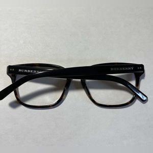 Burberry men’s eyewear glasses with dark Havana color